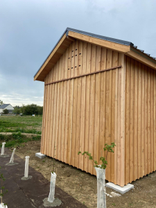 nichoir bois vue de devant