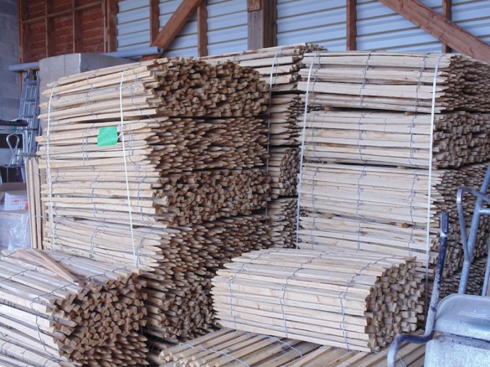 Ganivelle en rouleau