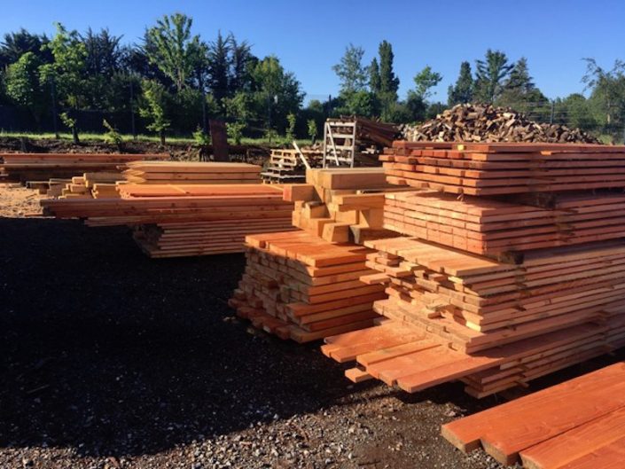 Traverses en bois