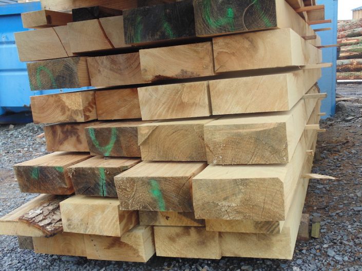 Traverses en bois