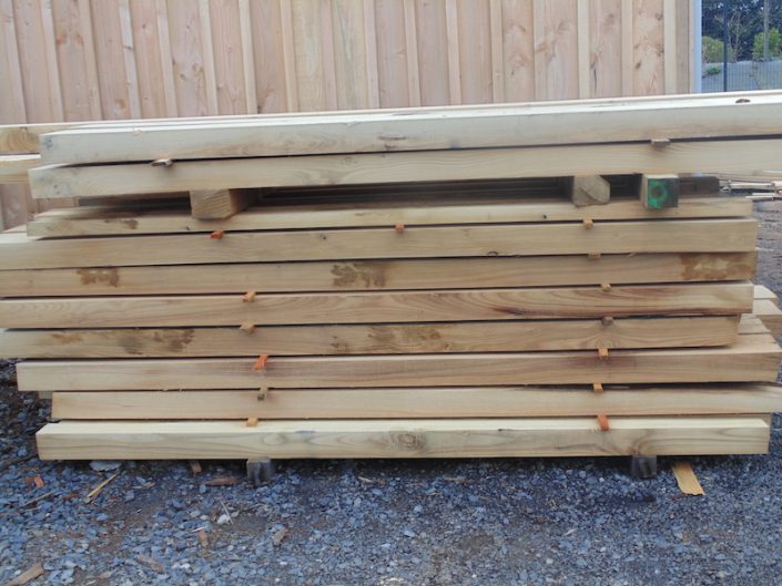 Traverses en bois