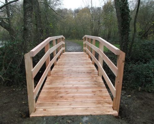 Passerelle en bois