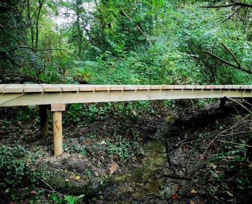 Passerelle en bois Dinan