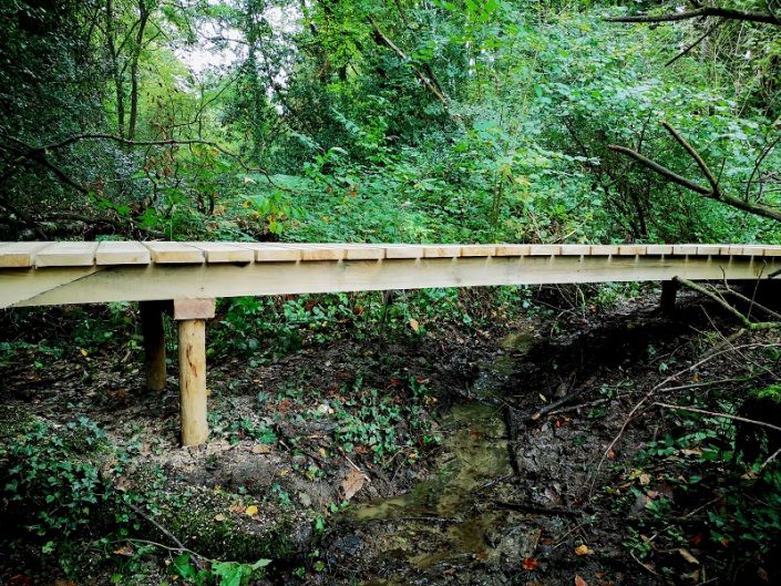 Passerelle en bois Dinan