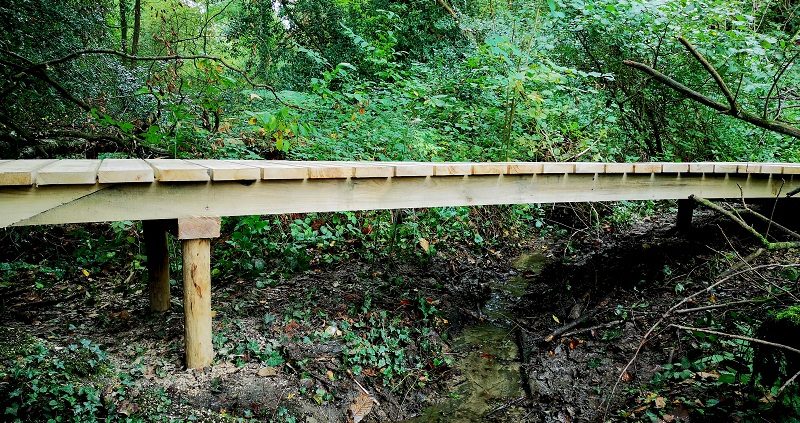 Passerelle en bois Dinan