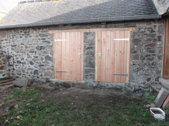 Renovation de porte en bois