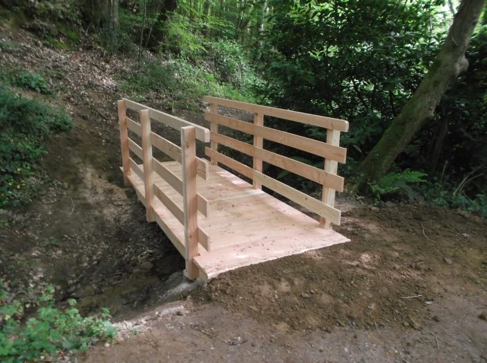 Passerelle en bois