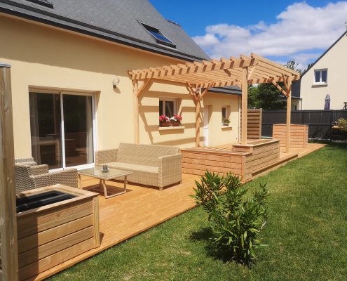 Pergola bois Noyal